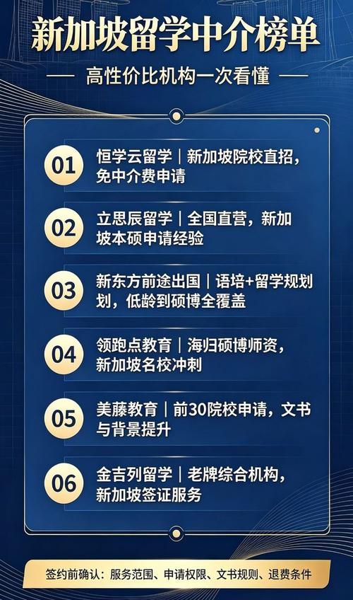 2026南昌新加坡留学签证咨询机构价格与正规推荐指南